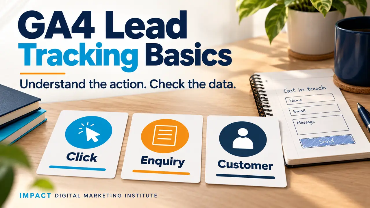 GA4 lead tracking basics: separate clicks, enquiries and customers — Impact Digital Marketing Institute